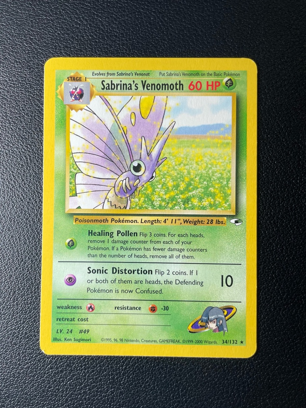 Sabrina's Venomoth #34/Pokemon Gym Heroes